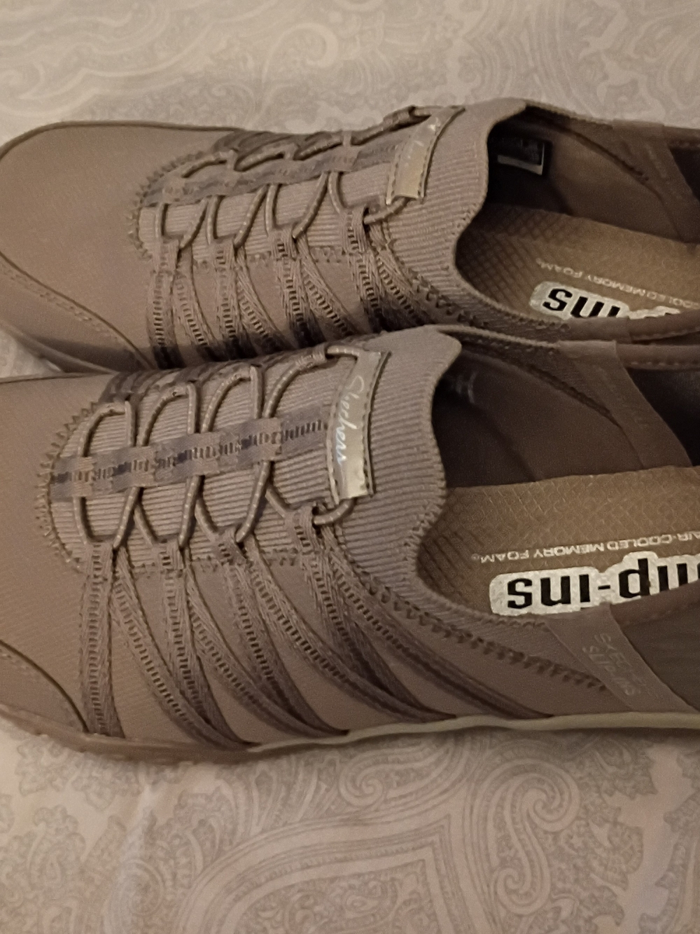 Skechers Women's Casual Slip-Ins in Taupe Brown